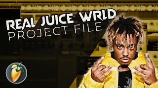 REAL JUICE WRLD Project File FREE DOWNLOAD w Actual Juice VOX  FL STUDIO [upl. by Odnumde]