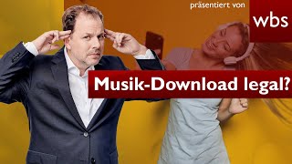 2021 Darf ich YouTubeMusik legal downloaden  Anwalt Christian Solmecke [upl. by Amsab]