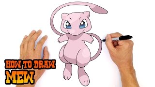 How to Draw Pokemon  Mew [upl. by Gertruda]