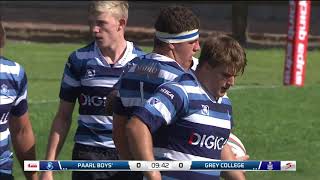 Premier Interschools Rugby 2021  Paarl Boys High vs Grey College [upl. by Keary]