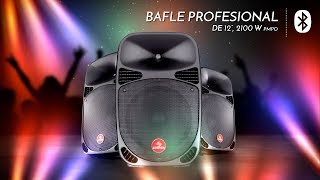 BAFLE PROFESIONAL BLUETOOTH DE 12”  BAF1245BT [upl. by Deerc]