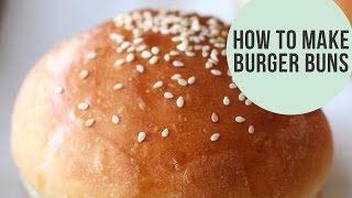 How to Make Burger Buns  Homemade Recipe [upl. by Andree]