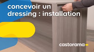 Concevoir un dressing  installation Castorama [upl. by Meeka307]