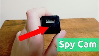 USB Wall Charger Hidden 1080p Spy Camera Review [upl. by Enymsaj334]