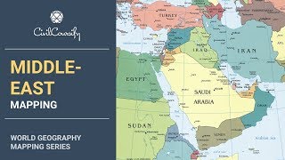 MIDDLEEAST  World Geography Mapping [upl. by Blatman]