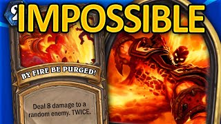 Doing the quotImpossiblequot Ragnaros Hearthstone Challenge [upl. by Sivrad]