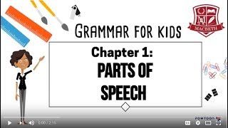 Grammar for Kids Parts of Speech [upl. by Gaskill]