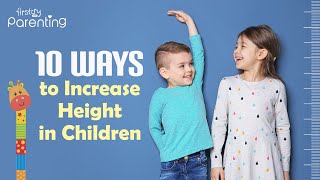 10 Easy Ways to Increase Height In Children [upl. by Nryhtak]