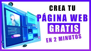 Cómo crear una PÁGINA WEB GRATIS en menos de 2 minutos 🚀2025 ⚡️Profesional Rápido y Seguro ✅ [upl. by Oigroeg]