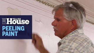 How to Remove Peeling Paint  This Old House [upl. by Wendin]