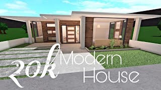 BLOXBURG 20K MODERN STARTER HOUSE  NOGAMEPASS [upl. by Elyc447]