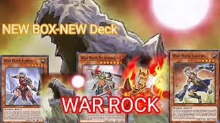 NEW DeckWAR ROCK Deck YuGiOh Duel Links [upl. by Leahcin]