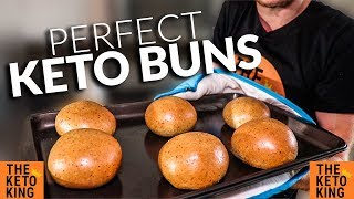 PERFECT Keto Buns  Keto Hamurger Buns  Low Carb Buns  Keto Rolls  Keto Bread [upl. by Phip16]