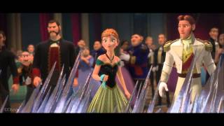 Frozen Elsa Flees From Arendelle Clip HD [upl. by Alrac]