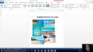 TUTORIAL DE COMO HACER UN COLLAGE EN WORD [upl. by Maclaine]