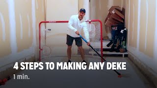 4 Steps to Making Any Deke  iTrain Hockey [upl. by Mulford937]