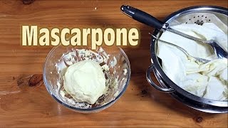 How to make Mascarpone [upl. by Eednim]