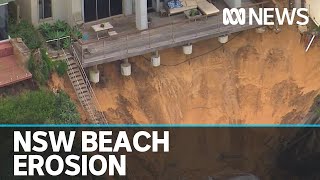 NSW Central Coast homes under threat from severe erosion  ABC News [upl. by Bobine384]