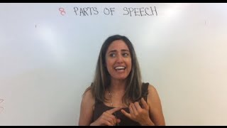 EIGHT PARTS OF SPEECH 1  INTRO [upl. by Eciralc]