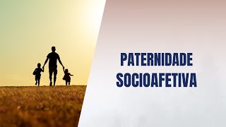 Paternidade socioafetiva [upl. by Aroon]