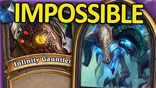 Doing the quotImpossiblequot Sapphiron Hearthstone Challenge [upl. by Ehcropal116]