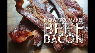 How to make BEEF BACON [upl. by Eittel322]