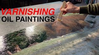 How to VARNISH an Oil Painting  My TOP 5 TIPS [upl. by Honniball]