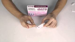 How to use syphilis rapid test kit  STDrapidtestkitscom [upl. by Tnecillim429]