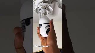 5G Bulb E27 Surveillance Camera Full Color [upl. by Aihtenak]