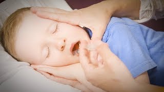 Child flu nasal spray administration clip 2018 [upl. by Bora]