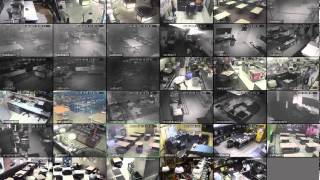 Witson CCTV System CMS seven 7 remote sites live view test full screen [upl. by Ahsinyd139]