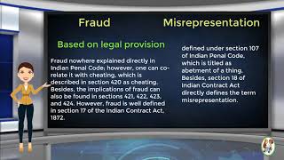 What is Difference Between Fraud amp Misrepresentation [upl. by Fancie421]