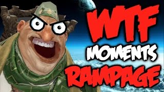 Dota 2 WTF Rampage Compilation [upl. by Ynehpets]