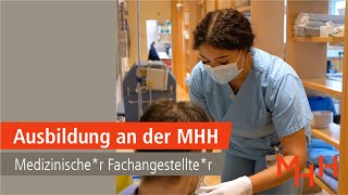 Azubis an der MHH Die Medizinische Fachangestellte [upl. by Ahsital]