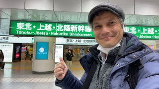 Catching the Shinkansen from Tokyo Station to Tohoku [upl. by Beverle]