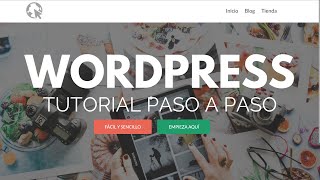 Como Crear una Pagina de WordPress 2019  Para Principiantes [upl. by Amata]