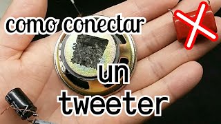 como conectar un tweeter [upl. by Lilybel666]