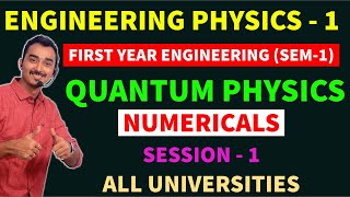 ENGINEERING PHYSICS  PHYSICS1  S1  QUANTUM PHYSICS  SEMESTER1 PHYSICS  SAURABH DAHIVADKAR [upl. by Erhard95]