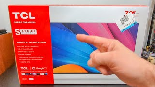 32 Inch TCL Smart Google TV Unboxing [upl. by Post]