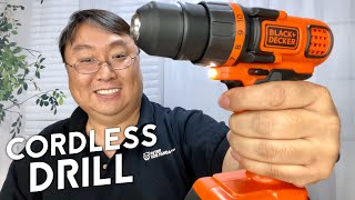 BLACKDECKER 20V MAX Cordless Drill Unboxing [upl. by Nyrol]