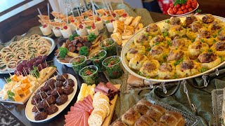 Party Appetizer Buffet Table  Galore Of Flavors [upl. by Aisayn824]