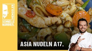 Schnelles Asia Nudeln A17Rezept von Steffen Henssler [upl. by Ecnirp]