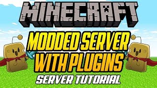 How To Make A Modded Server With PLUGINS Minecraft Sponge Forge 1122 Tutorial [upl. by Girvin467]