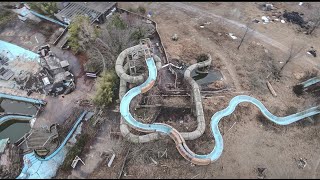 Exploring an ABANDONED Water Parkclosed from a tragic death [upl. by Aicertap]