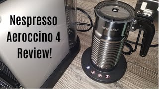 Nespresso Aeroccino 4 Milk Frother Review  Worth upgrading from the Aeroccino 3 [upl. by Lim]