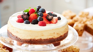 Mary Berrys AmericanStyle Baked Cheesecake Recipe [upl. by Sparhawk]