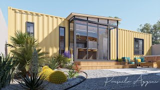 Shipping Container House  Tiny House  Two Bedrooms [upl. by Blessington504]