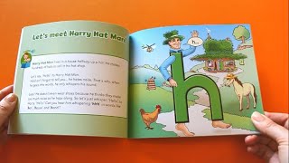 Letterland Story Corner  Harry Hat Man and his habit [upl. by Malloy]