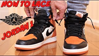 3 WAYS HOW I LACE amp STYLE MY JORDAN 1 [upl. by Aidiruy]