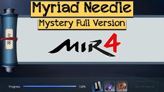 Myriad Needle Mir4 Mystery Mission Full [upl. by Zeb]